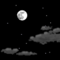 Monday Night: Mostly clear, with a low around 43. West southwest wind 3 to 10 mph, with gusts as high as 24 mph. Monday Night: Mostly Clear