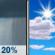 Columbus Day: Slight Chance Rain Showers then Mostly Sunny